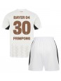 Bayer Leverkusen Jeremie Frimpong #30 Vieraspaita Lasten 2024-25 Lyhythihainen (+ shortsit)